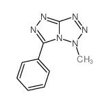 8-methyl-2-phenyl-1,3,4,6,7,8-hexazabicyclo[3.3.0]octa-2,4,6-triene结构式