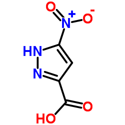 5-Nitro-3-pyrazolecarboxylic acid structure