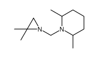 1-[(2,2-dimethylaziridin-1-yl)methyl]-2,6-dimethylpiperidine结构式