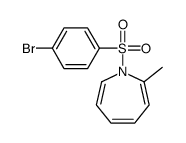 1-[(p-Bromophenyl)sulfonyl]-2-methyl-1H-azepine结构式