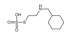 (2-sulfosulfanylethylamino)methylcyclohexane Structure