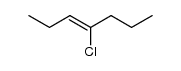 4-chloro-hept-3-ene Structure