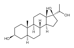 pregnane-3,17,20-triol Structure