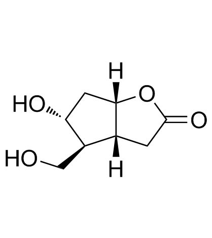 (-)-Corey lactone diol structure