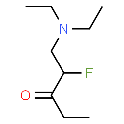 3-Pentanone,1-(diethylamino)-2-fluoro-结构式