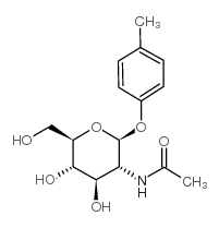 4'-METHYLPHENYL 2-ACETAMIDO-2-DEOXY-BETA-D-GLUCOPYRANOSIDE结构式