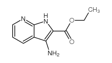 1H-Pyrrolo[2,3-b]pyridine-2-carboxylicacid,3-amino-,ethylester(9CI) Structure