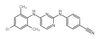 4-(4-(4-BROMO-2,6-DIMETHYLPHENYLAMINO)PYRIMIDIN-2-YLAMINO)BENZONITRILE picture