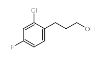 3-(2-CHLORO-4-FLUORO-PHENYL)-PROPAN-1-OL structure