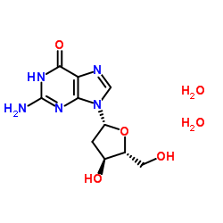 2'-Deoxyguanosine dihydrate Structure