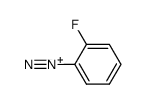 2-fluoro-benzenediazonium cation结构式