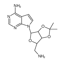 7-((3AR,4R,6R,6AR)-6-(AMINOMETHYL)-2,2-DIMETHYLTETRAHYDROFURO[3,4-D][1,3]DIOXOL-4-YL)-7H-PYRROLO[2,3-D]PYRIMIDIN-4-AMINE Structure