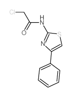 2-Chloro-N-(4-phenyl-thiazol-2-yl)-acetamide Structure