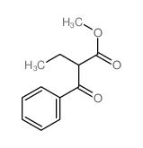 Benzenepropanoic acid, a-ethyl-b-oxo-, methyl ester结构式