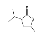 2(3H)-Thiazolethione,5-methyl-3-(1-methylethyl)-(9CI) Structure