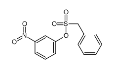 (3-nitrophenyl) phenylmethanesulfonate Structure