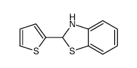 2-thiophen-2-yl-2,3-dihydro-1,3-benzothiazole Structure