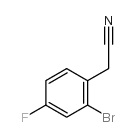 2-(2-BROMO-4-FLUOROPHENYL)ACETONITRILE structure