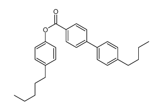 (4-pentylphenyl) 4-(4-butylphenyl)benzoate Structure