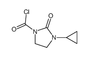 3-cyclopropyl-2-oxoimidazolidine-1-carbonyl chloride结构式