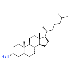 (3R,8R,9S,10S,13R,14S,17R)-10,13-dimethyl-17-((R)-6-methylheptan-2-yl)hexadecahydro-1H-cyclopenta[a]phenanthren-3-amine Structure