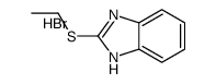 2-ethylsulfanyl-1H-benzimidazole,hydrobromide Structure