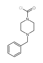 4-苄基哌嗪-1-甲酰氯结构式