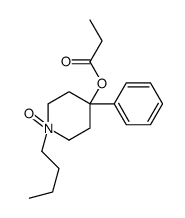 1-Butyl-4-phenylpiperidin-4-ol 1-oxidepropionate Structure