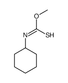 O-methyl N-cyclohexylcarbamothioate Structure