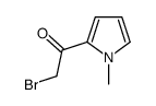 Ethanone, 2-bromo-1-(1-methyl-1H-pyrrol-2-yl)- (9CI) Structure