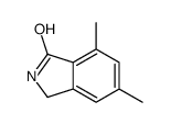 5,7-二甲基-2,3-二氢-异吲哚-1-酮结构式