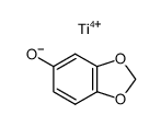 Titanium(IV); benzo[1,3]dioxol-5-olate结构式