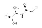 L-Alanine,N-(chloroacetyl)- (9CI) structure