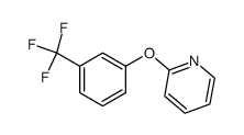 2-{3-(trifluoromethyl)phenoxy}pyridine Structure