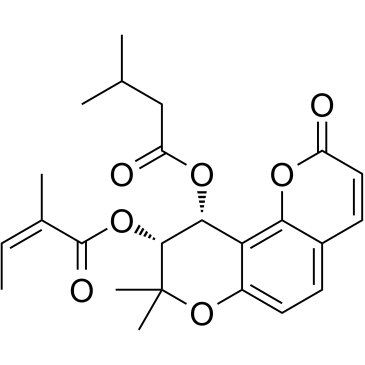 白花前胡丙素结构式