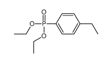 1-diethoxyphosphoryl-4-ethylbenzene Structure