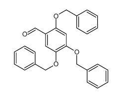 2,4,5-tris(phenylmethoxy)benzaldehyde Structure