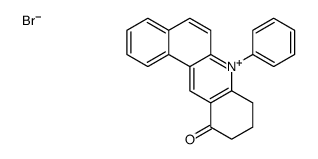 7-phenyl-9,10-dihydro-8H-benzo[a]acridin-7-ium-11-one,bromide结构式