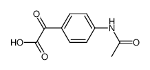 4-acetamido-α-oxophenylacetic acid结构式