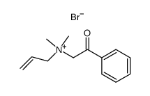 dimethylallylphenacylammonium bromide结构式