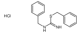 benzyl N'-benzylcarbamimidothioate,hydrochloride Structure