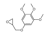 [(3,4,5-trimethoxyphenoxy)methyl]oxirane结构式