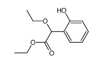 2-Ethoxy-2-(2-hydroxyphenyl)-essigsaeure-ethylester结构式