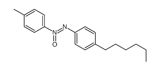 (4-hexylphenyl)imino-(4-methylphenyl)-oxidoazanium Structure