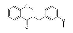 2'-METHOXY-3-(3-METHOXYPHENYL)PROPIOPHENONE structure