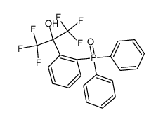 2-(diphenylphosphinyl)-α,α-bis(trifluoromethyl)benzenemethanol结构式