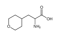 2-氨基-3-(四氢-2H-吡喃-4-基)丙酸结构式