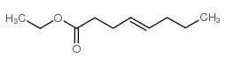 (E)-4-辛烯酸乙酯结构式