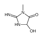 4H-Imidazol-4-one,2-amino-3,5-dihydro-5-hydroxy-3-methyl-(9CI) Structure