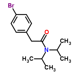 2-(4-Bromophenyl)-N,N-diisopropylacetamide结构式